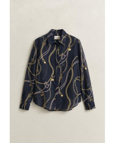 GANT CAMICIA IN COTONE E SETA