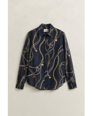 GANT CAMICIA IN COTONE E SETA