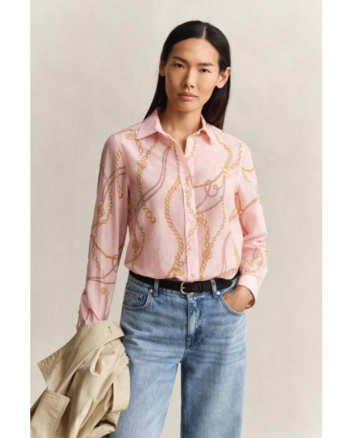GANT CAMICIA IN COTONE E SETA