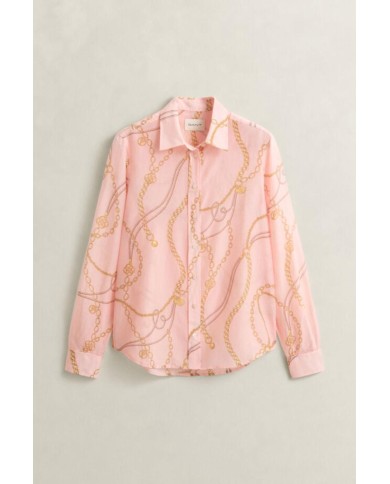 GANT CAMICIA IN COTONE E SETA