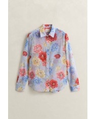 GANT CAMICIA IN SETA E COTONE A FIORI