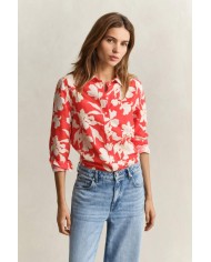 GANT CAMICIA IN LINO CON STAMPA FLOREALE