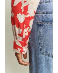 GANT CAMICIA IN LINO CON STAMPA FLOREALE