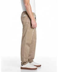 REPLAY PANTALONI TAPERED FIT CON COULISSE