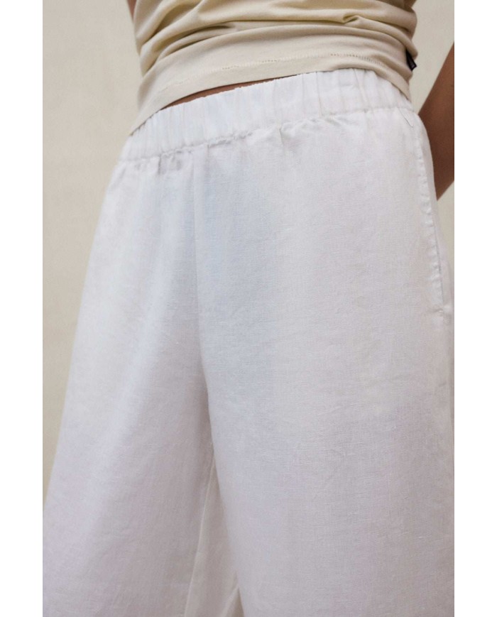 ECOALF PANTALONI DI LINO MOSSI