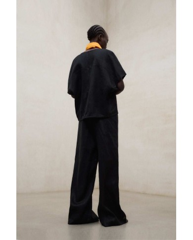 ECOALF PANTALONI DI LINO MOSSI