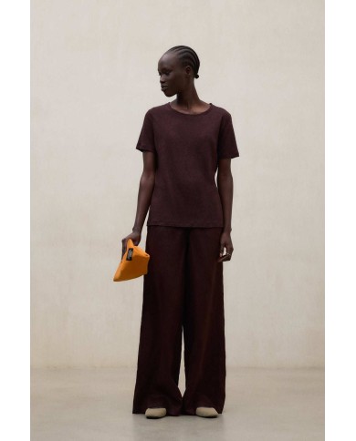 ECOALF PANTALONI DI LINO MOSSI