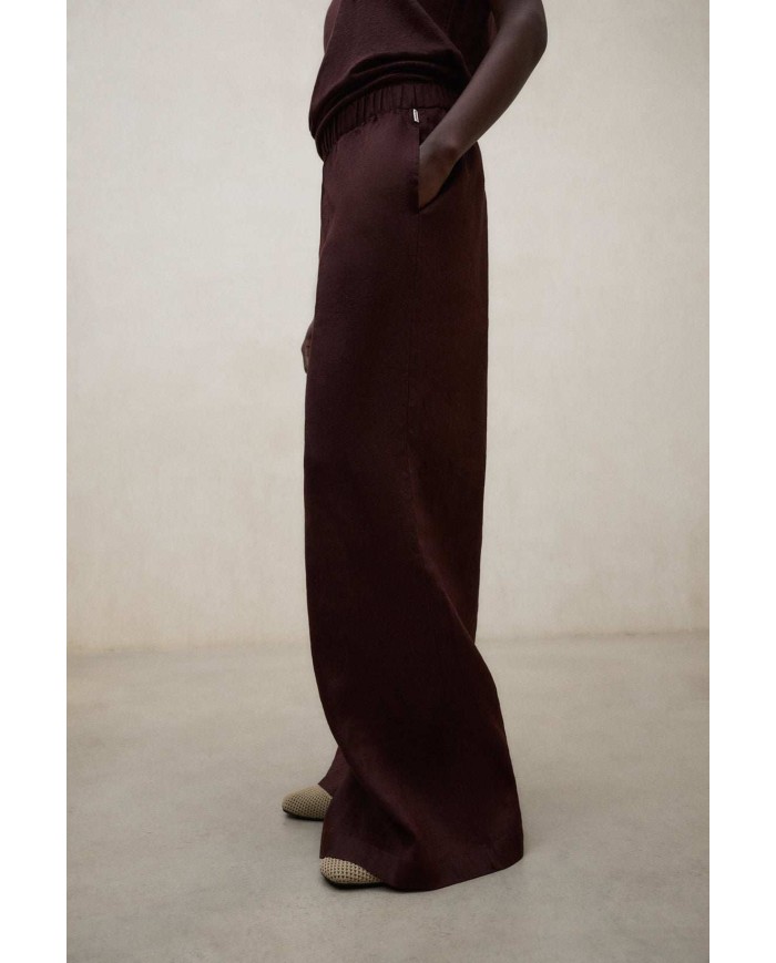 ECOALF PANTALONI DI LINO MOSSI