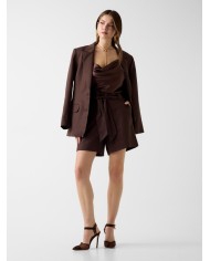 MARCIANO GUESS PANTALONCINI IN LINO BLEND