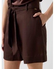 MARCIANO GUESS PANTALONCINI IN LINO BLEND