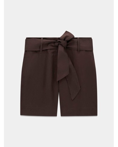 MARCIANO GUESS PANTALONCINI IN LINO BLEND