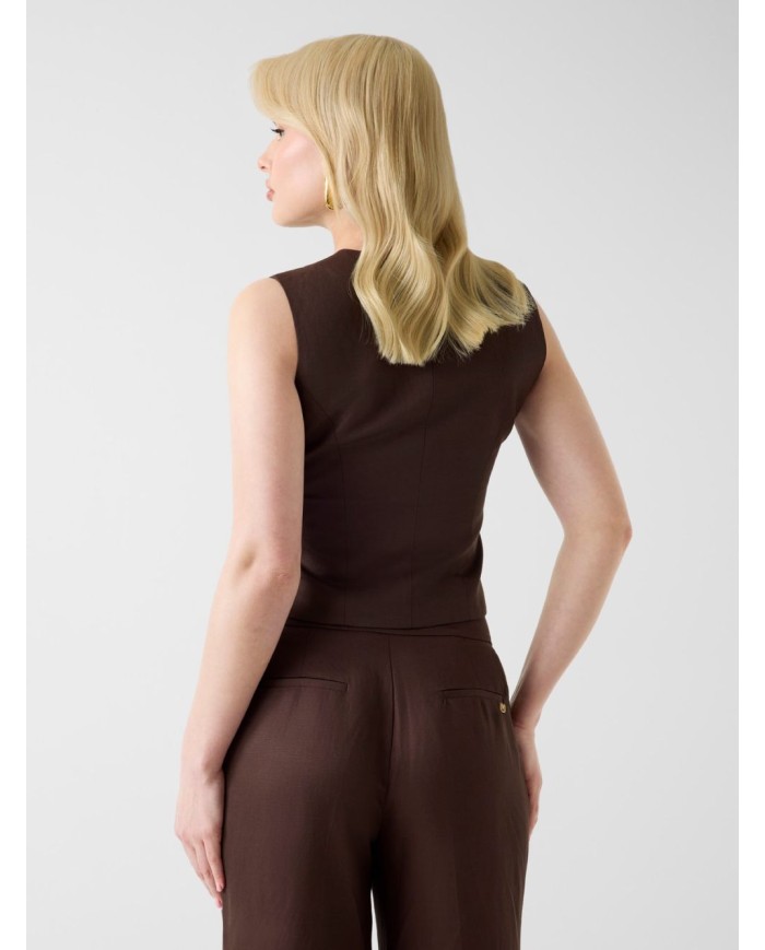 MARCIANO GUESS GILET IN LINO