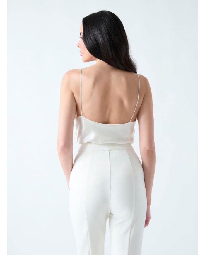 MARCIANO GUESS TOP IN MISTO SETA