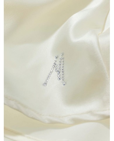 MARCIANO GUESS TOP IN MISTO SETA