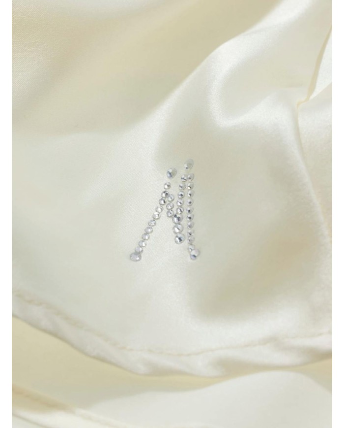 MARCIANO GUESS TOP IN MISTO SETA