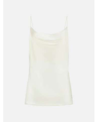 MARCIANO GUESS TOP IN MISTO SETA