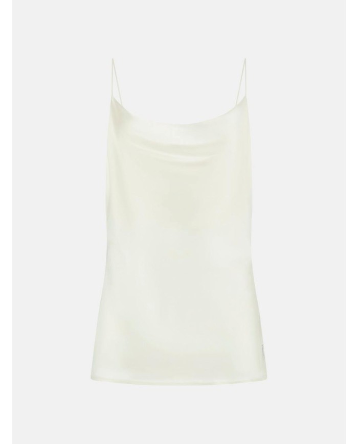 MARCIANO GUESS TOP IN MISTO SETA