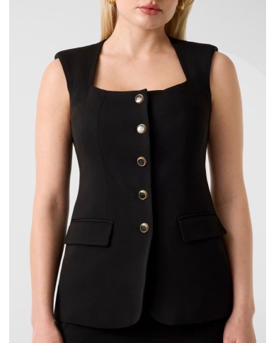 MARCIANO GUESS GILET IN MISTO VISCOSA