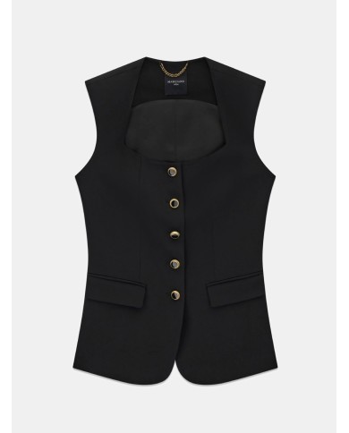 MARCIANO GUESS GILET IN MISTO VISCOSA