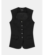 MARCIANO GUESS GILET IN MISTO VISCOSA