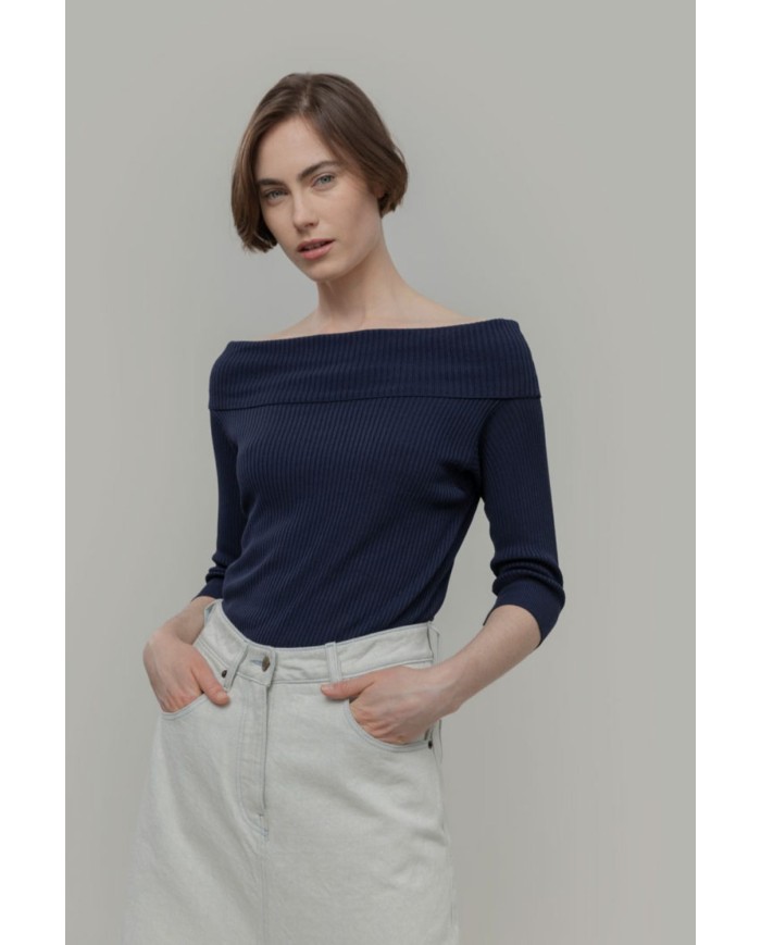 RIFO MAGLIA CON SPALLA SCOPERTE IN VISCOSA BELEN