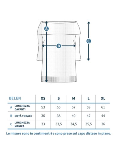 RIFO MAGLIA CON SPALLA SCOPERTE IN VISCOSA BELEN