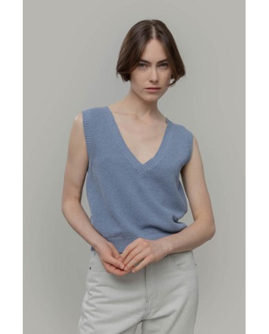 RIFO GILET IN COTONE ELODIE