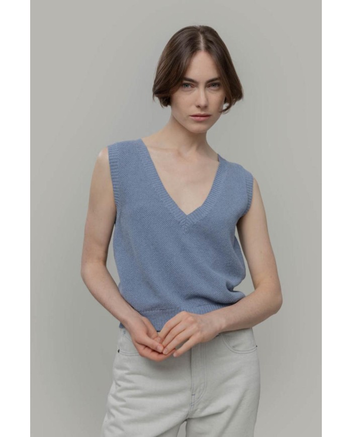 RIFO GILET IN COTONE ELODIE