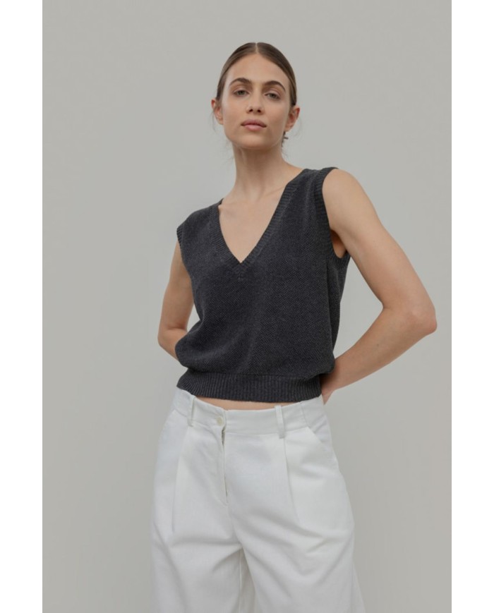 RIFO GILET IN COTONE ELODIE