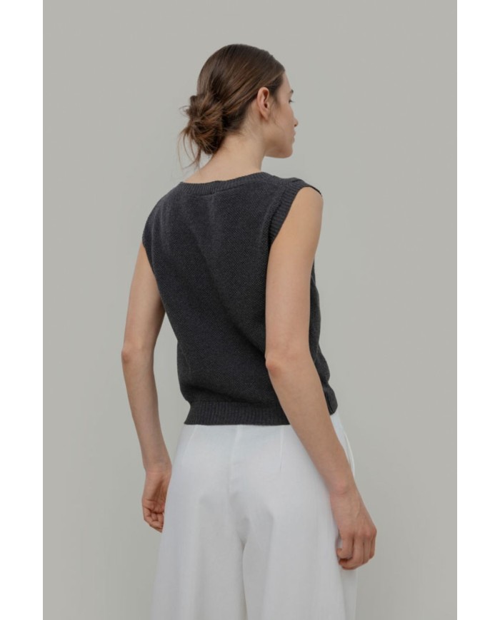 RIFO GILET IN COTONE ELODIE