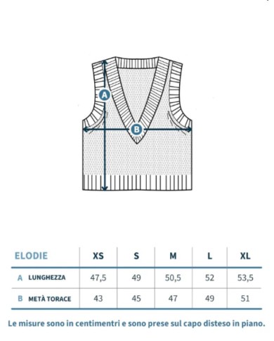 RIFO GILET IN COTONE ELODIE