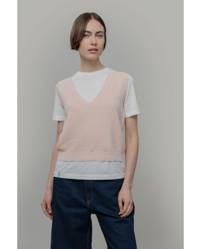 RIFO GILET IN COTONE ELODIE