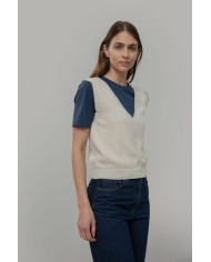 RIFO GILET IN COTONE ELODIE