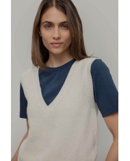 RIFO GILET IN COTONE ELODIE
