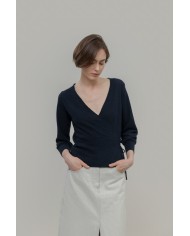 RIFO CARDIGAN CON SCOLLO A V SELENE