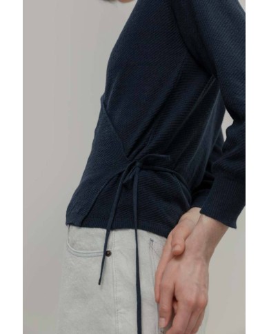 RIFO CARDIGAN CON SCOLLO A V SELENE