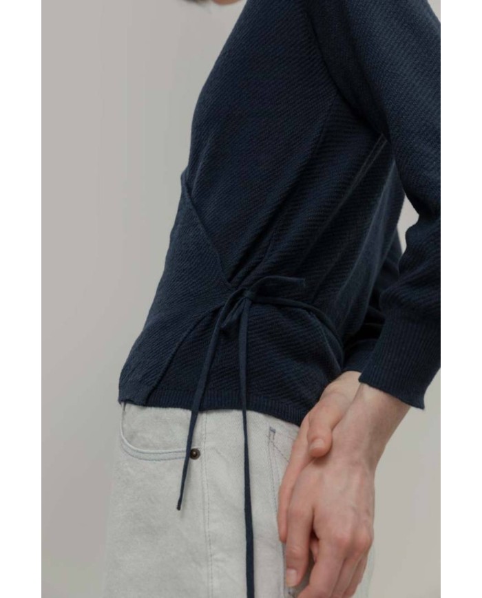 RIFO CARDIGAN CON SCOLLO A V SELENE