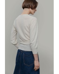 RIFO CARDIGAN CON SCOLLO A V SELENE