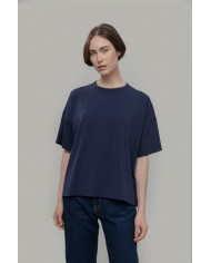 RIFO MAGLIETTA OVERSIZE IN VISCOSA SIENNA