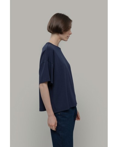 RIFO MAGLIETTA OVERSIZE IN VISCOSA SIENNA