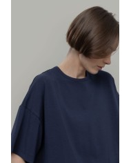 RIFO MAGLIETTA OVERSIZE IN VISCOSA SIENNA