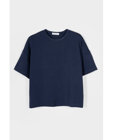 RIFO MAGLIETTA OVERSIZE IN VISCOSA SIENNA