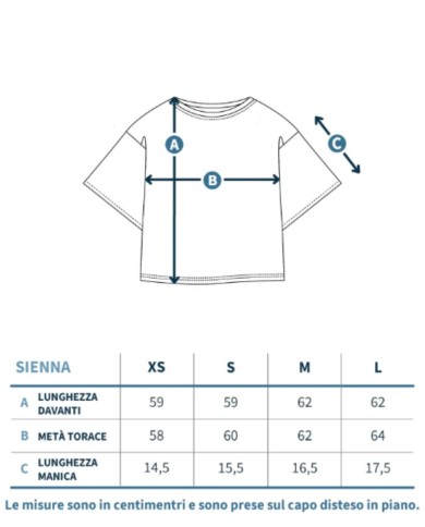 RIFO MAGLIETTA OVERSIZE IN VISCOSA SIENNA