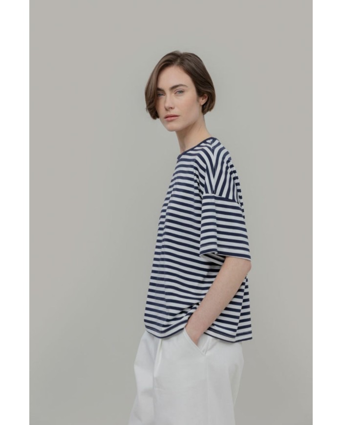 RIFO MAGLIETTA OVERSIZE IN VISCOSA SIENNA