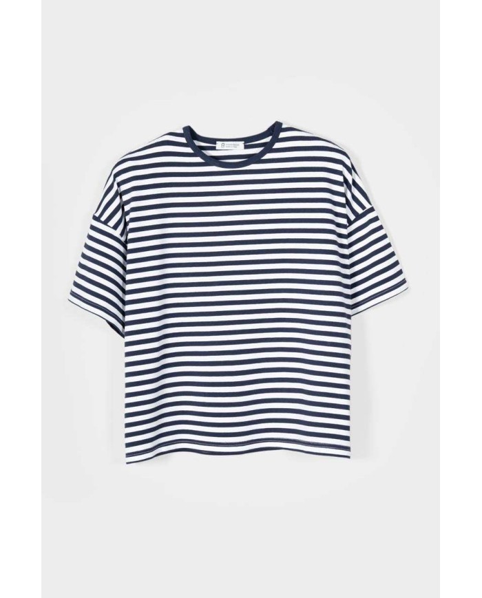 RIFO MAGLIETTA OVERSIZE IN VISCOSA SIENNA