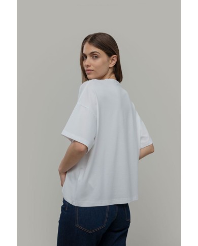 RIFO MAGLIETTA OVERSIZE IN VISCOSA SIENNA