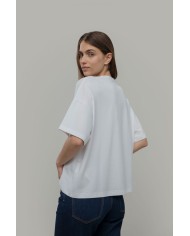 RIFO MAGLIETTA OVERSIZE IN VISCOSA SIENNA