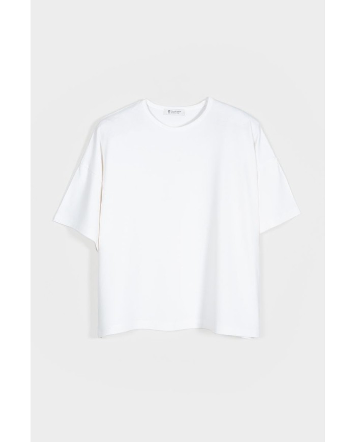 RIFO MAGLIETTA OVERSIZE IN VISCOSA SIENNA