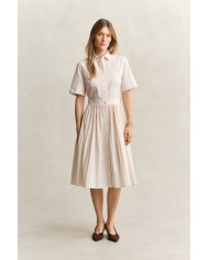 GANT ABITO CHEMISIER IN COTONE PLISSETTATO