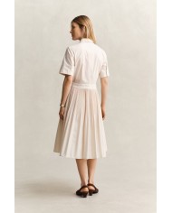 GANT ABITO CHEMISIER IN COTONE PLISSETTATO